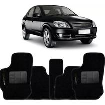 Kit de tapetes 5 peças específico Prisma 2006 ... 2012 Carpete Preto Kit de tapetes 5 peças específico Prisma 2006 ... 2012 Carpete Preto