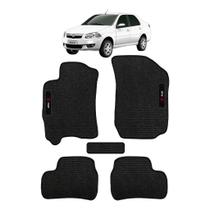 Kit de tapetes 5 peças específico Siena 2013 14 15 ... 19 20 2021 Carpete Preto
