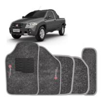 Kit de tapetes 5 peças específico Strada Adv. Locker 2000 01 02 ... 10 11 2012 Carpete Grafite