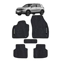 Kit de tapetes 5 peças específico T-cross 2019 20 21 22 23 2024 PVC Kit de tapetes 5 peças específico T-cross 2019 20 21 22 23 2024 PVC