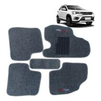 Kit de tapetes 5 peças específico Tiggo 2009 10 11 ... 14 15 2016 Carpete Grafite