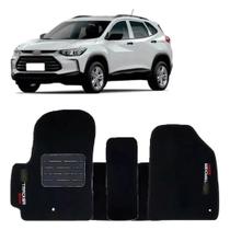 Kit de tapetes 5 peças específico Tracker Turbo 2020 / 2025 Carpete Preto Kit de tapetes 5 peças específico Tracker Turbo 2020 / 2025 Carpete Preto