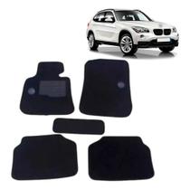 Kit de tapetes 5 peças específico X1 2010 11 12 13 14 2015 Carpete Preto