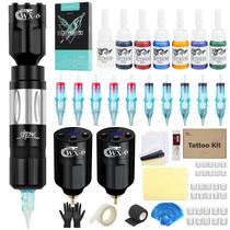 Kit de Tatuagem Dragoart WX-6 Sem Fio 2600mAh com 2 Baterias Kit de Tatuagem Dragoart WX-6 Sem Fio 2600mAh com 2 Baterias