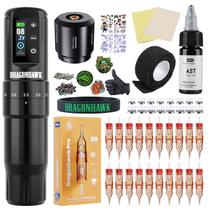 Kit de tatuagem Dragonhawk Atom2 Pro Cordless 7 Strokes 2,4-4,2 mm