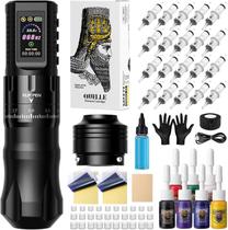 Kit de tatuagem HAWINK Tattoo Gun Wireless Machine com 20 cartuchos