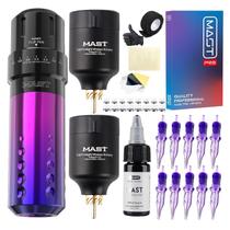 Kit de tatuagem MAST TATTOO Mast Flip Wireless Cartuchos Kit de tatuagem MAST TATTOO Mast Flip Wireless Cartuchos