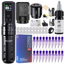 Kit de tatuagem MAST TATTOO Mast Fold2 Pro Wireless com 2 baterias