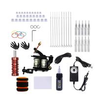 Kit De Tatuagem Para Iniciantes Conjunto Completo De Máquina De Tatuagem Com Motor Para Estudantes