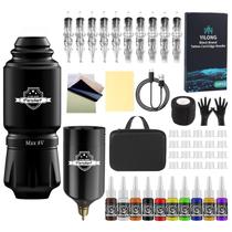 Kit de tatuagem Peslief Rocket Wireless Tattoo Gun para iniciantes