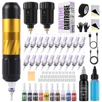 Kit de Tatuagem Sem Fio ANTIKE Pro com 2 Baterias LCD de 1500 mAh Kit de Tatuagem Sem Fio ANTIKE Pro com 2 Baterias LCD de 1500 mAh