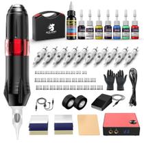 Kit de tatuagem Solong Professional Rotary Tattoo Machine