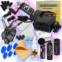 Kit De Tatuagem Tattoo Maquina Bobina Completo - Caverna do Rock Tattoo