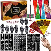 Kit de Tatuagem Temporária ManYan HaiYan 16 Folhas 9 Cores Kit de Tatuagem Temporária ManYan HaiYan 16 Folhas 9 Cores