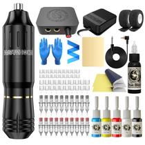 Kit de tatuagem Wormhole Rotary Tattoo Machine Kit para iniciantes