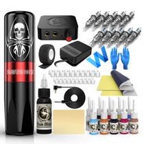 Kit de tatuagem Wormhole Tattoo WTK187 com pistola de tatuagem 11 tintas