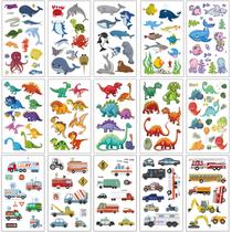 Kit de tatuagens temporárias Apeso 30 folhas para crianças 300 adesivos Kit de tatuagens temporárias Apeso 30 folhas para crianças 300 adesivos