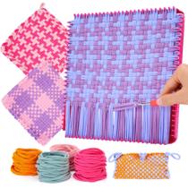 Kit de Tear de Tecelagem Potholder PREBOX 10" - Para Crianças e Adultos
