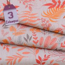 Kit de Tecido Branch Cinza (50x150) 3 Estampas