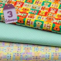 Kit de Tecido Cats Candy (50x150) 3 Estampas