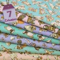 Kit de Tecido Dogs (30x70) 7 Estampas