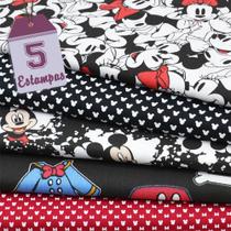 Kit de Tecido Mickey Fun (30x70) 5 Estampas