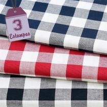 Kit de Tecido Oxfordine Fio Tinto (30x70) 3 Estampas Kit de Tecido Oxfordine Fio Tinto (30x70) 3 Estampas