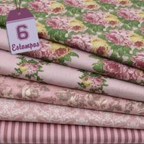 Kit de Tecido Secret Garden Rose (30x70) 6 Estampas