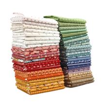 Kit de Tecidos Fat Eighth com 46 Peças 23 x 53 cm para Quilt e DIY Kit de Tecidos Fat Eighth com 46 Peças 23 x 53 cm para Quilt e DIY