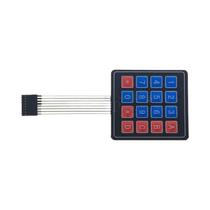 Kit de Teclado de Membrana 4x4 para Arduino - Ideal para Projetos DIY de Carros Inteligentes