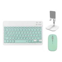 Kit de teclado e mouse Bluetooth para tablet e smartphone
