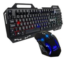 Kit de teclado e mouse Gamer Knup KP-2054 Português Brasil - PRETO Kit de teclado e mouse Gamer Knup KP-2054 Português Brasil - PRETO