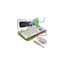 Kit de teclado e mouse J-32 RGB para jogadores com tecnologia de membrana Kit de teclado e mouse J-32 RGB para jogadores com tecnologia de membrana