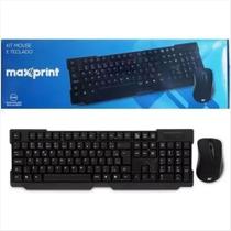 Kit de teclado e mouse Maxprint arteck RF2.4G 1600DPI