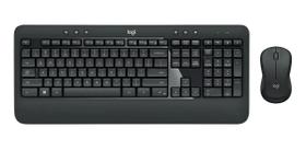 Kit de teclado e mouse sem fio Logitech MK540 Português Brasil de cor preto