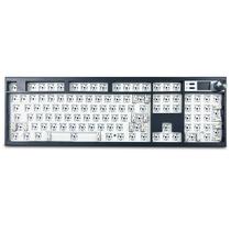 Kit de Teclado Mecânico ZMX GMK104 - Tamanho Real (104 Teclas) - Preto