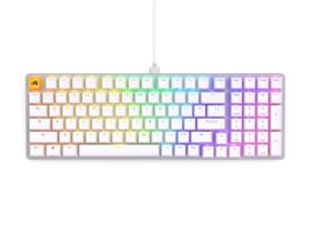 Kit de teclado para jogos Glorious GMMK 2 Small Barebones branco
