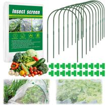 Kit de Tela de Malha para Jardim Axcoix 3x15m com Arcos e Presilhas