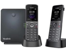 Kit de telefone IP Yealink W73P com base W70B e ramais W73H Kit de telefone IP Yealink W73P com base W70B e ramais W73H