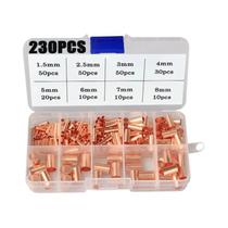 Kit De Terminais De Cabo De Cobre Pequenos Com 970 Peças, Incluindo Tubo Termoencolhível E Alicate