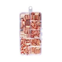 Kit De Terminais De Cobre Pequenos Para Cabos, Conectores Tipo Luva E Ponteira, 250 Peças, GT,