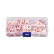 Kit De Terminais De Fio De Cobre 120 Peças AWG2-10, 60 Peças Conectores De Anel Para Cabo De Bateria