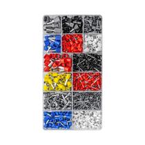 Kit De Terminais De Fio De Cobre Isolado Conector De Crimpagem Terminador Elétrico