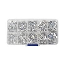 Kit De Terminais De Latão Não Isolados 10 Em 1, 200-320 Peças, Conectores De Cabo Tipo Anel, Garfo, Kit De Terminais De Latão Não Isolados 10 Em 1, 200-320 Peças, Conectores De Cabo Tipo Anel, Garfo,