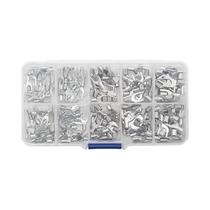 Kit De Terminais De Latão Não Isolados 10 Em 1, 200-320 Peças, Conectores De Cabo Tipo Anel, Garfo,
