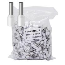 Kit de terminais de ponteiras de arame Fidioto AWG14 1000 unidades (14AWG) Kit de terminais de ponteiras de arame Fidioto AWG14 1000 unidades (14AWG)