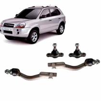 Kit de Terminal de Direção + Kit de Pivô Tucson 2004 a 2017