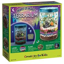 Kit de terrário Creativity para crianças Grow 'N Glow de 6 a 8 anos ou mais