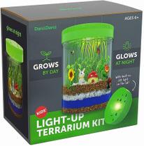 Kit de terrário Dan & Darci Light-Up com luz LED para crianças de 6 a 12 anos