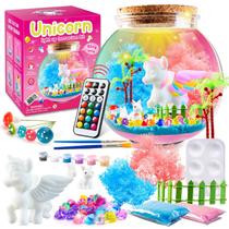 Kit de terrário Hamiface Light-Up Unicorn com luz noturna LED